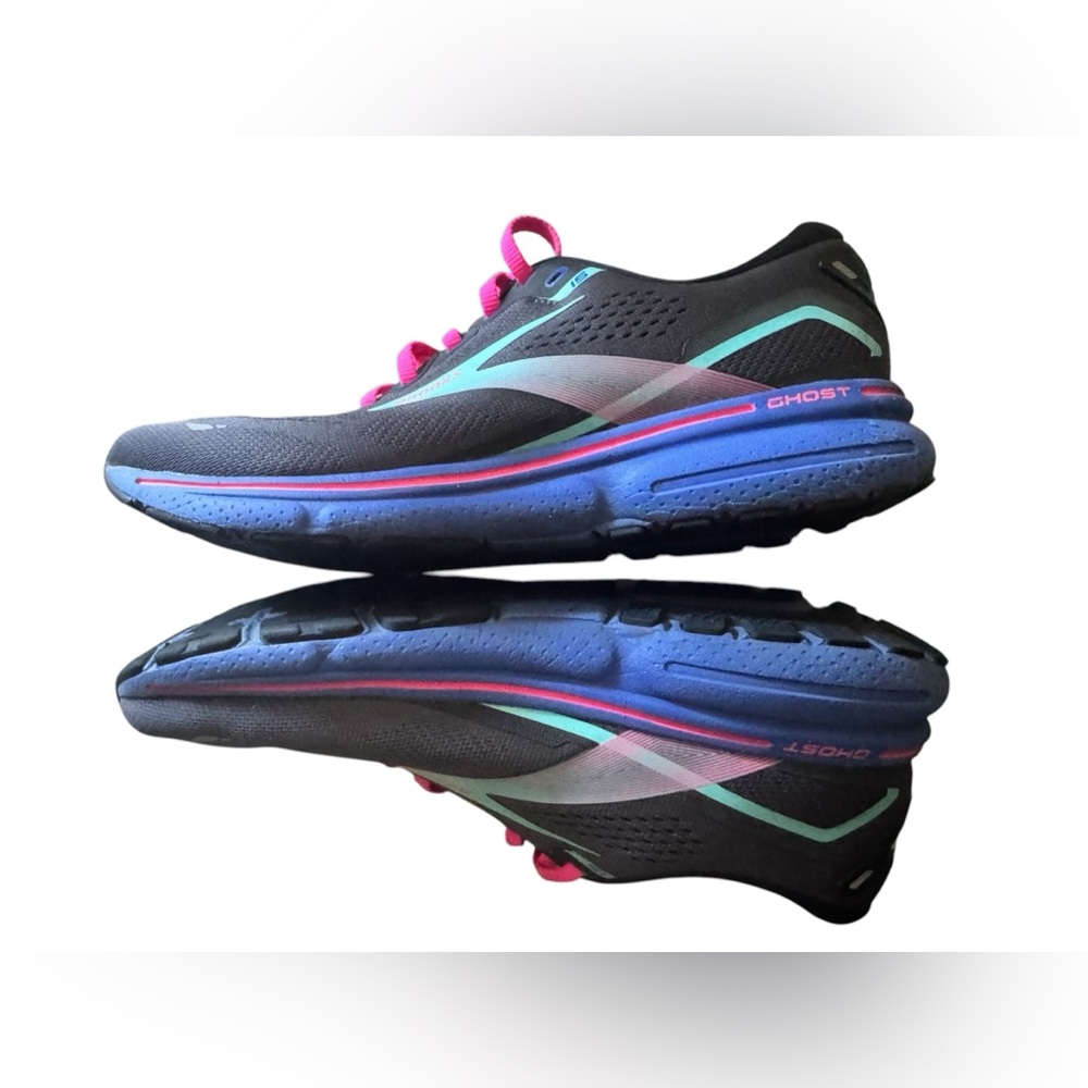 Brooks Women's Running Shoes - Black and Pink - Picture 6 of 10
